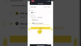 Shorts - Mit ADVCash auf Binance einzahlen (Deutsch)