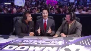 Kane's Entrance Scares Matt Striker Michael Cole and Todd Grisham