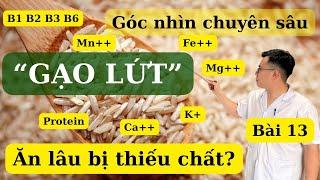 Ăn GẠO LỨT chữa bệnh, Thực hư ra sao dưới góc nhìn chuyên gia | Ds Nguyễn Quốc Tuấn