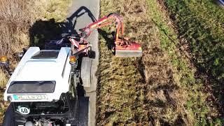 Fendt 211 P mit Dücker DBM 400 Frontausleger Lohnunternehmen Witthöft