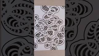 Elastic Art  A fun drawing to try! #shorts #youtubeshorts #art #zen #tutorial #youtube