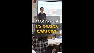 I Got To Be A UX Design Speaker! #shorts