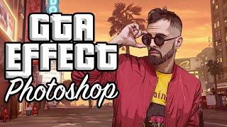 EFECTO GTA V FÁCIL Y RÁPIDO | PHOTOSHOP CC