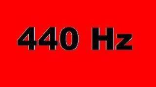 440 Hz (10 seconds of A)