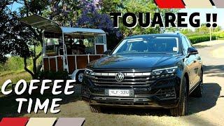 Coffee at Horse and Harpy (Destination Foodie) in the VW TOUAREG Elegance