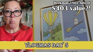 *VLOGMAS DAY 5* - Beekman 1802 Advent calendar unboxing! - Is it worth $403?!