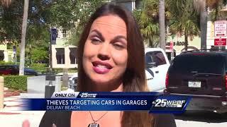 Thieves target cars in garages in Delray Beach