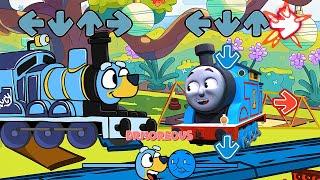 NEW 3D Baby Thomas VS ALL Bluey Engine (Can Can) - Friday Night Funkin'