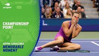 Championship Point | Aryna Sabalenka Wins Her Third Grand Slam Title! | 2024 US Open