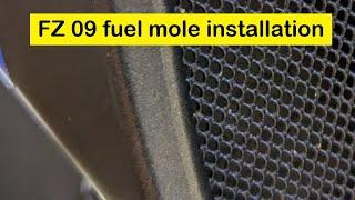 fuel tank mole installation Yamaha FZ-09/MT-09 2014 2015 2016