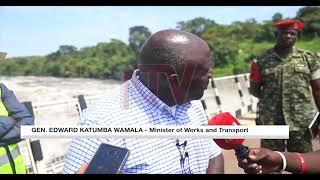 Karuma bridge is undergoing repair after developing cracks