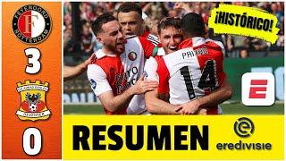 ¡HISTÓRICO! SANTIAGO GIMÉNEZ Y FEYENOORD, CAMPEONES DE LA EREDIVISIE. Chaquito anotó | Eredivisie