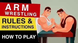 Rules of Arm Wrestling : Arm Wrestling Rules and Regulations : Arm Wrestling