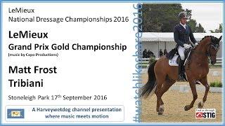 Matt Frost: LeMieux National Dressage Championships 2016