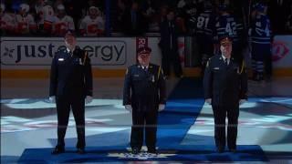 Leafs Honour Srt. Ryan Russell before Game - Jan 15th 2011 (HD)