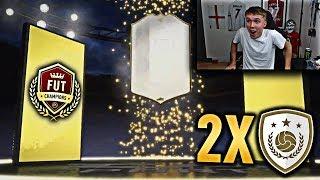 OMFG BACK TO BACK PRIME ICONS!!! GOLD 1 FUT CHAMPIONS REWARDS! (FIFA 19)