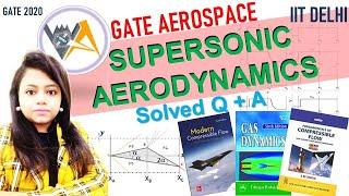 Supersonic Aerodynamics || GATE Aerospace 2020 Solved Q + A || Ms. Aishwarya Dhara