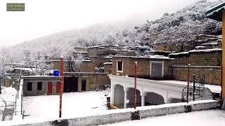 Beautiful village in Orakzai|Shahmar|Snowfall view