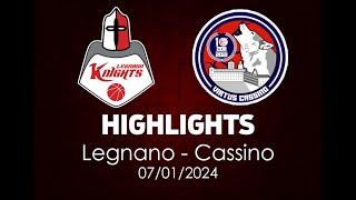 Highlights Legnano - Cassino del 07/01/2024