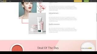 Cosmetic and Beauty Shop WordPress WooCommerce Theme skincare perfume Easy Create Website