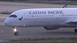 Cathay Pacific Airbus A350-900 B-LRK Takeoff from KIX 24L