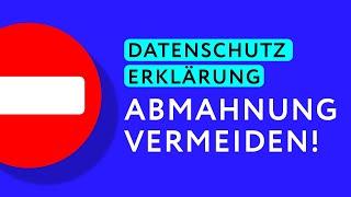 Datenschutzerklärung erstellen | DSGVO konforme Website | Korrekt in WordPress einfügen | 2022