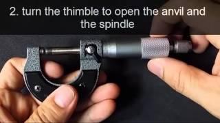 How to Use a Micrometer Screw Gauge