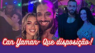 Can Yaman- Que disposição! O ator atende fãs, e segue para o segundo dia consecutivo de balada