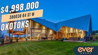 5 Million Dollar Okotoks Estate Home | Luxury Real Estate Property Tour by Mark D. Evernden