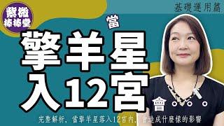 完整解析，當擎羊星落入12宮位內，會造成甚麼影響╳大悅[紫微棒棒堂]  基礎運用篇