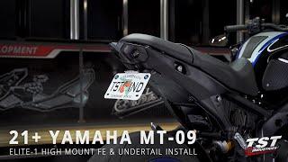 How to install High Mount Fender Eliminator and Full Undertail for 2021+ MT-09 by TST Industries