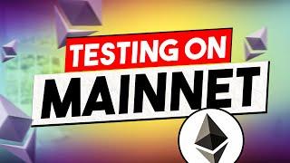 Testing on Ethereum MAINNET?! Forking Ethereum Mainnet using Hardhat