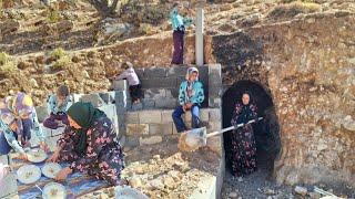 Invencibilidade da Senhora Nómada: Arte Única da Mãe Nómada em escavar uma gruta