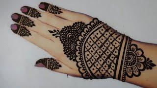 Easy mehndi design | simple mehndi design | back hand mehndi design | mehndi designs | cone designs