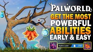 Get The MOST POWERFUL Abilities EARLY! Palworld Best Ability Fruit Tree Locations & Farm Guide