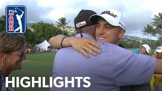 Justin Thomas' Winning Highlights From the 2017 Sony Open in Hawaii