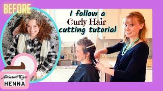 Home Haircut For Curly Hair : I follow a Paul Mitchell Hair Tutorial to give my friend a Makeover