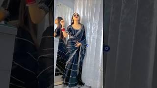 Black jimmi Chuu party special saree | Rohit fashion club