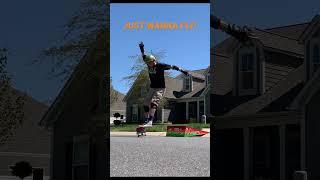 Learning To Fly! First 180’s Off A Ramp! #shorts #shortvideo #shortsvideo #skateboarding