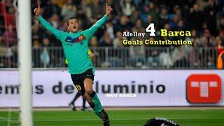 Ibrahim Afellay All 4 Goals Contribution for Barcelona