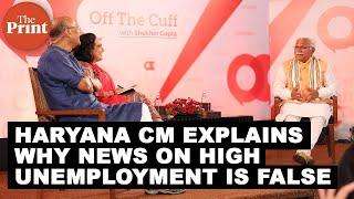 Not true: Haryana CM Khattar explains why news on high unemployment levels is false