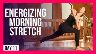 10 min Morning Yoga to ENERGIZE Your Day– Day #11 (ENERGIZING YOGA STRETCH)