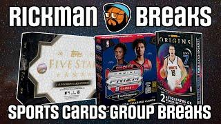  BLANK SLATE! TIGER PRIZM!  Wednesday Night Rickman LIVE Group Breaks ️ MLB  NBA