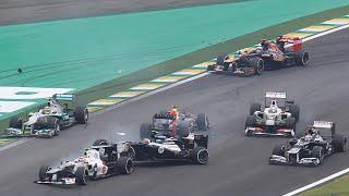 F1 Interlagos Crash Compilation [2009-2021]