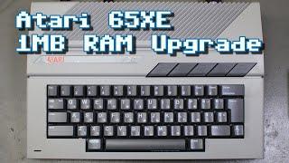 Atari 65XE Ultimate1MB Upgrade & Retrobrighting