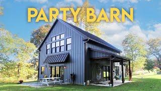 Inside a BRAND NEW party barn