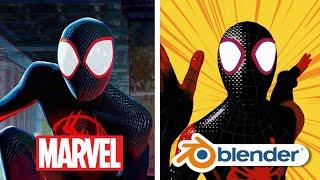 Creating Spider-Man Miles Morales Animation for FREE in Blender
