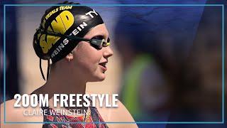 Claire Weinstein Takes First in Women's 200M Freestyle | 2022 TYR PRO SWIM SERIES MISSION VIEJO