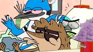 Mordecai & Rigby Smoke Weed (Regular Show Animation)