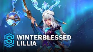 Winterblessed Lillia Wild Rift Skin Spotlight